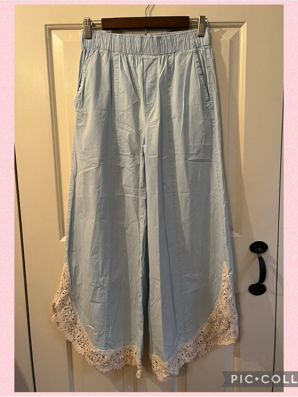 💖LovLov Crochet Lace Tulip Hem Pants💖